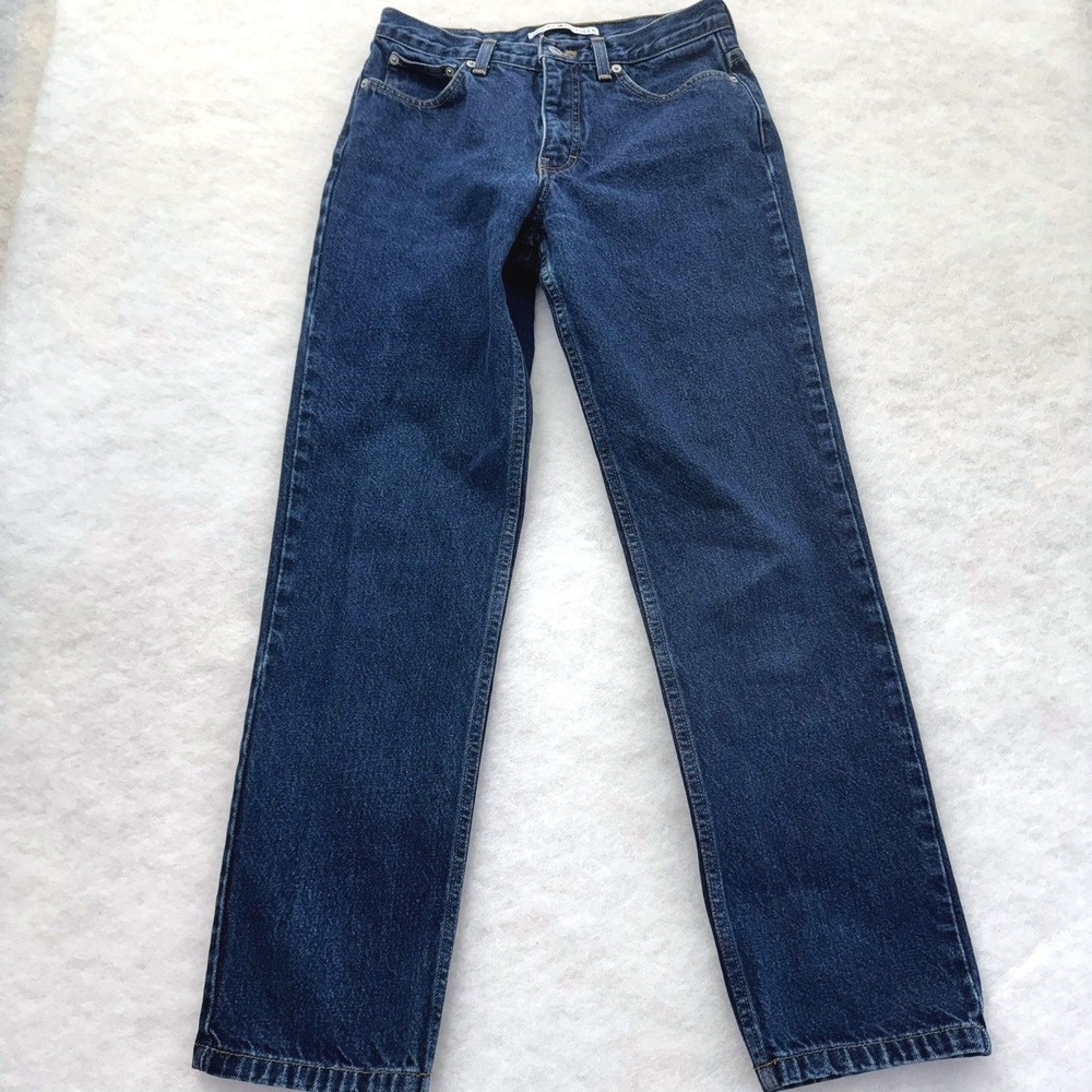 Tommy Hilfiger Perfect T-Jean Indigo Rinse Straight Leg Jeans Size 6 Made in USA